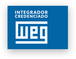 Selo de integrador credenciado WEG.