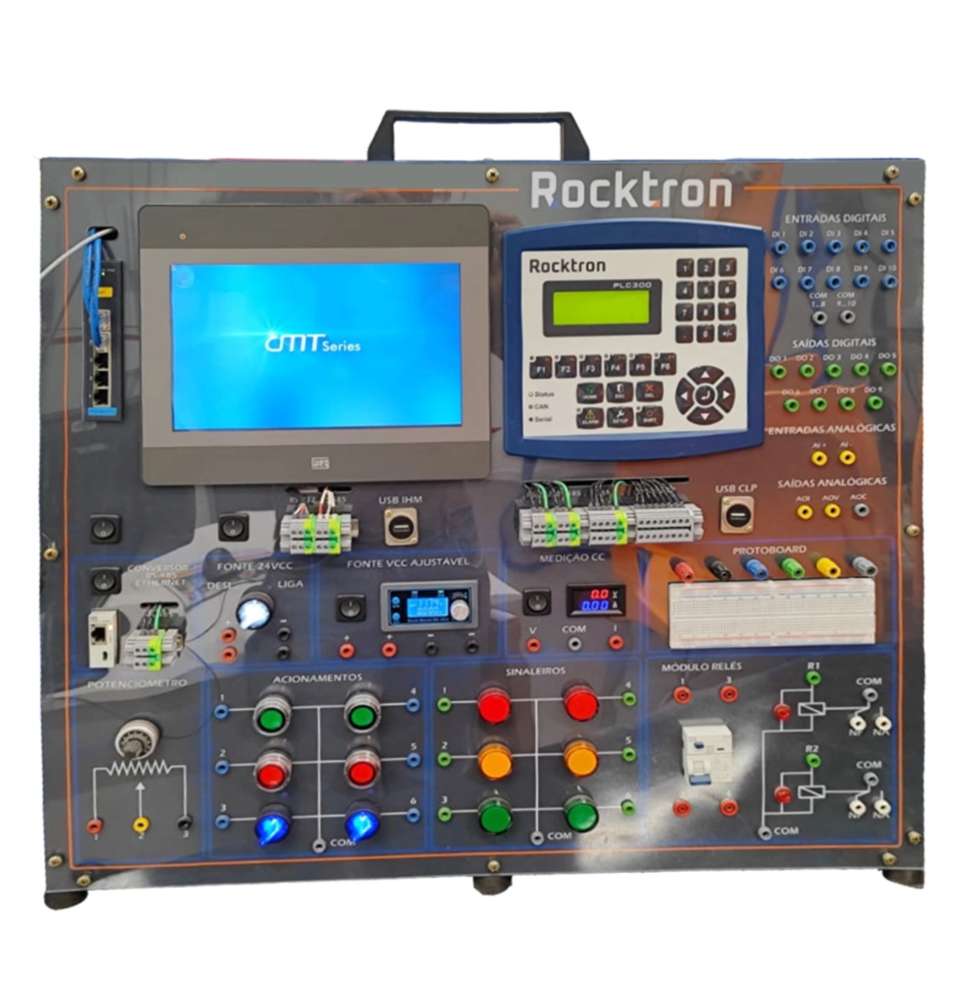 Kit CLP e Redes Industriais